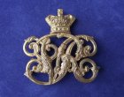 Victorian Volunteer Rifle Corps 'Fire Gilt' Officers Badge